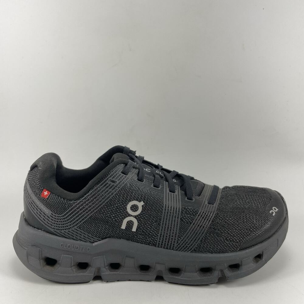 On Cloudgo Black/Eclipse Mesh Running Shoes Womens Size 7.5 CloudTec Sneakers